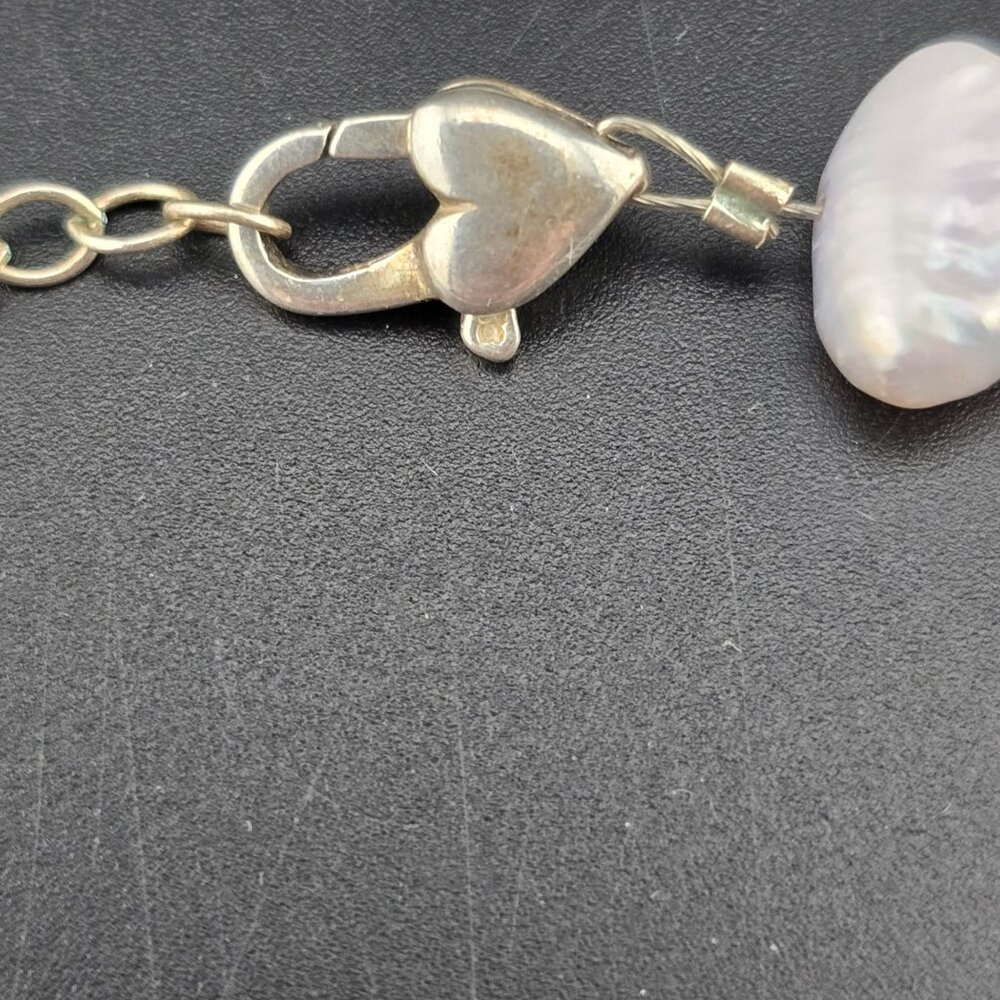 Freshwater Pearl Necklace & Lever Back Earring Set - Picture 7 of 8